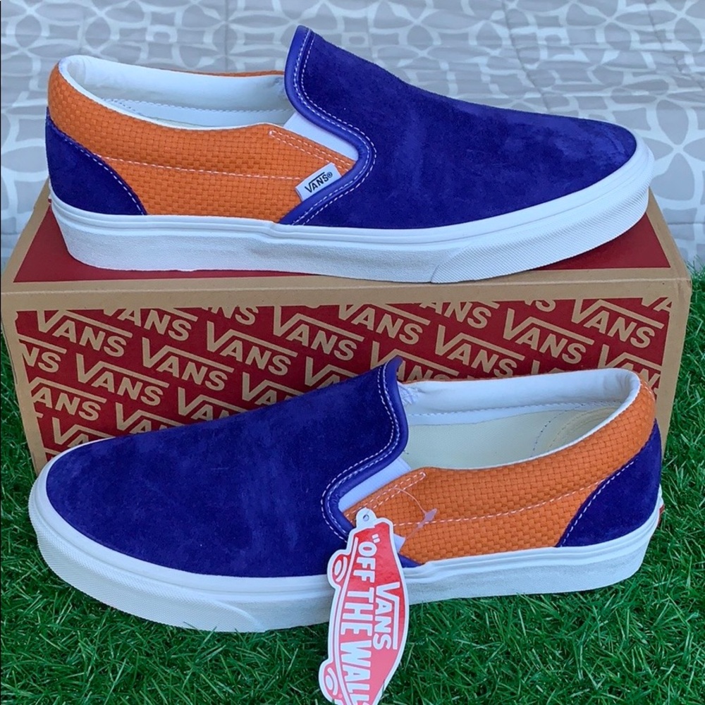 VANS CLASSIC SLIP-ON P&C ROYAL BLUE/APRICOT BUFF M - Picture 15 of 16